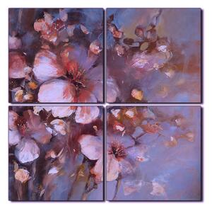 Slika na platnu - Cvijet badema, reprodukcija - kvadrat 3273FE (60x60 cm)