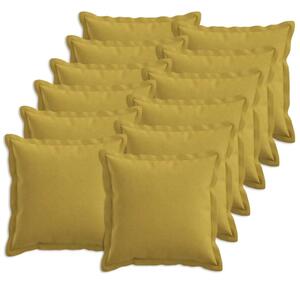 Presvlaka za jastuk 12 pcs HOUTEN Svijetlo zelena 50 x 50 cm - Svijetlo zelena 50 x 50 cm 12