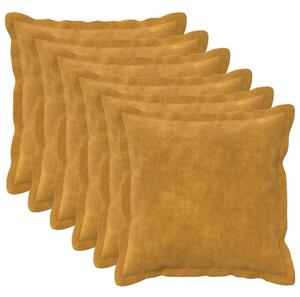 Presvlaka za jastuk 6 pcs HOUTEN Žuta 35 x 35 cm - Žuta 35 x 35 cm 6