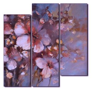 Slika na platnu - Cvijet badema, reprodukcija - kvadrat 3273FD (75x75 cm)