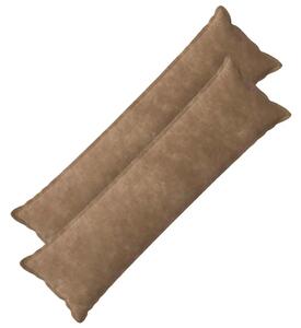 Presvlaka za jastuk 2 pcs HOUTEN Sivosmeđa 40 x 145 cm - Sivosmeđa 40 x 145 cm 2