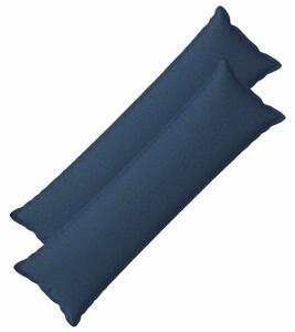 Presvlaka za jastuk 2 pcs HOUTEN Plava 40 x 145 cm Umjetni lan - Plava 40 x 145 cm 2