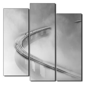 Slika na platnu - Most u magli - kvadrat 3275QC (75x75 cm)