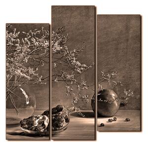 Slika na platnu - Mrtva priroda - grana i šipak - kvadrat 3274FC (75x75 cm)