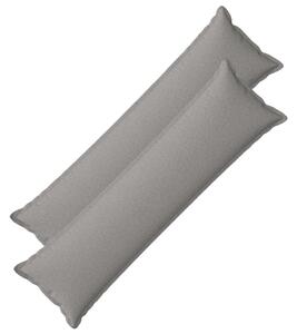 Presvlaka za jastuk 2 pcs HOUTEN Oblačnosiva 40 x 145 cm - Siva tkanina oblak 40 x 145 cm 2