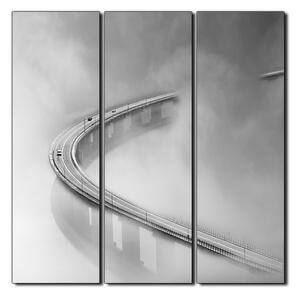 Slika na platnu - Most u magli - kvadrat 3275QB (75x75 cm)