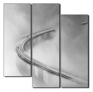 Slika na platnu - Most u magli - kvadrat 3275QD (75x75 cm)