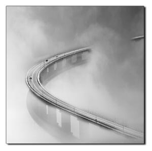 Slika na platnu - Most u magli - kvadrat 3275QA (50x50 cm)