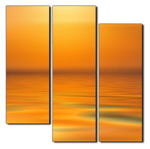 Slika na platnu - Mirno more na zalasku sunca - kvadrat 3280D (75x75 cm)