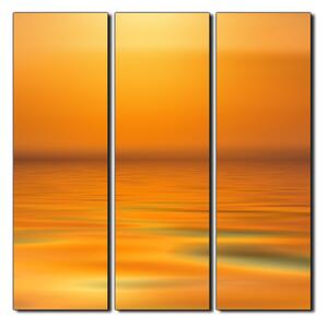 Slika na platnu - Mirno more na zalasku sunca - kvadrat 3280B (75x75 cm)