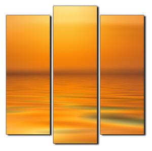 Slika na platnu - Mirno more na zalasku sunca - kvadrat 3280C (75x75 cm)