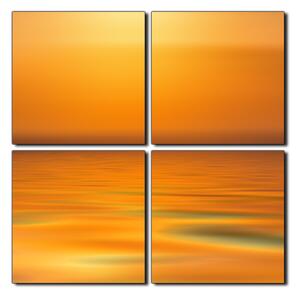 Slika na platnu - Mirno more na zalasku sunca - kvadrat 3280E (60x60 cm)