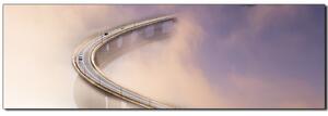 Slika na platnu - Most u magli - panorama 5275A (105x35 cm)