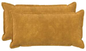 Presvlaka za jastuk 2 pcs HOUTEN Žuta 40 x 70 cm - Žuta 40 x 70 cm 2