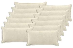 Jastuk s jastukom HOUTEN 12 kom. Krem Mikrofibra Flis - Krem 40 x 80 cm 12