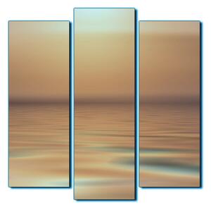 Slika na platnu - Mirno more na zalasku sunca - kvadrat 3280FC (75x75 cm)