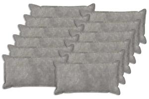 Presvlaka za jastuk 12 pcs HOUTEN Svjetlosiva 40 x 80 cm - Svjetlosiva 40 x 80 cm 12
