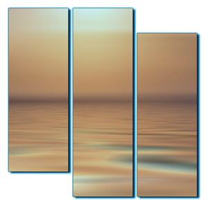 Slika na platnu - Mirno more na zalasku sunca - kvadrat 3280FD (75x75 cm)