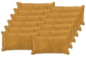 Presvlaka za jastuk 12 pcs HOUTEN Žuta 40 x 80 cm - Žuta 40 x 80 cm 12