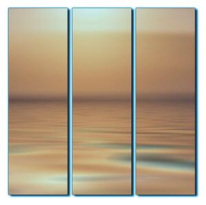 Slika na platnu - Mirno more na zalasku sunca - kvadrat 3280FB (75x75 cm)