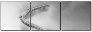 Slika na platnu - Most u magli - panorama 5275QB (90x30 cm)