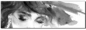 Slika na platnu - Ženski portret akvarel reprodukcija - panorama 5278QA (105x35 cm)