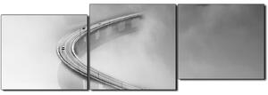 Slika na platnu - Most u magli - panorama 5275QE (90x30 cm)