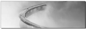 Slika na platnu - Most u magli - panorama 5275QA (105x35 cm)