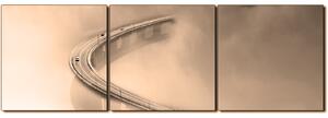 Slika na platnu - Most u magli - panorama 5275FB (90x30 cm)