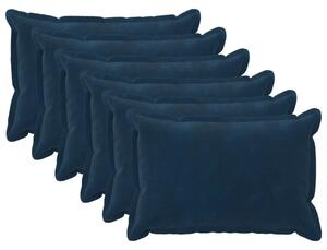 Presvlaka za jastuk 6 pcs HOUTEN Plava 30 x 50 cm - Plava 30 x 50 cm 6