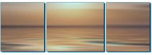 Slika na platnu - Mirno more na zalasku sunca - panorama 5280FC (150x50 cm)