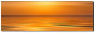 Slika na platnu - Mirno more na zalasku sunca - panorama 5280A (105x35 cm)