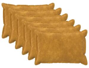 Presvlaka za jastuk 6 pcs HOUTEN Žuta 30 x 50 cm - Žuta 30 x 50 cm 6