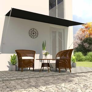 Tenda na uvlačenje 400 x 150 cm antracit - Antracitno siva / 400 x 150 cm