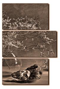 Slika na platnu - Mrtva priroda - grana i šipak - pravokutnik 7274FD (90x60 cm)