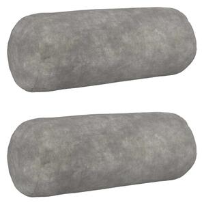 Presvlaka za jastuk 2 pcs HEERLEN Svjetlosiva Ø 15 x 40 cm - Svjetlosiva Ø 15 x 40 cm 2