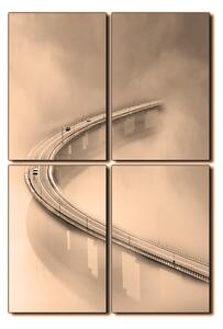 Slika na platnu - Most u magli - pravokutnik 7275FE (120x80 cm)
