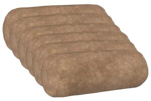 Presvlaka za jastuk 6 pcs HEERLEN Sivosmeđa Ø 15 x 40 cm - Sivosmeđa Ø 15 x 40 cm 6