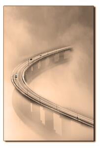 Slika na platnu - Most u magli - pravokutnik 7275FA (75x50 cm)