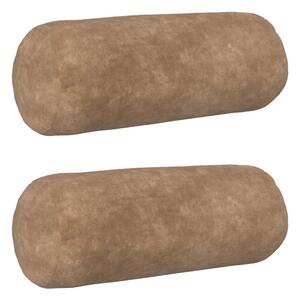 Presvlaka za jastuk 2 pcs HEERLEN Sivosmeđa Ø 15 x 40 cm - Sivosmeđa Ø 15 x 40 cm 2