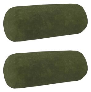 Presvlaka za jastuk 2 pcs HEERLEN Zelena Ø 15 x 40 cm - Zelena Ø 15 x 40 cm 2
