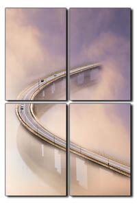Slika na platnu - Most u magli - pravokutnik 7275E (120x80 cm)