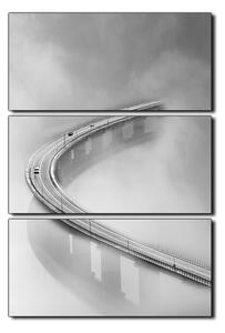 Slika na platnu - Most u magli - pravokutnik 7275QB (90x60 cm )