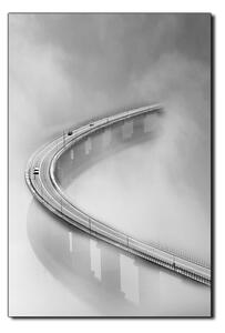 Slika na platnu - Most u magli - pravokutnik 7275QA (90x60 cm )