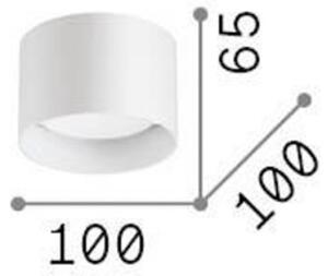 Ideal lux Ideal Lux Downlight Spike Round, bakrene boje, aluminij, Ø 10 cm, Bakar, Dnevni boravak/blagovaonica, Metal
