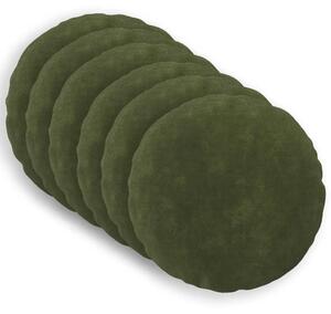 Presvlaka za jastuk 6 pcs HEERLEN Zelena Ø 40 cm - Zelena Ø 40 cm 6