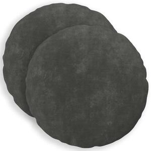 Presvlaka za jastuk 2 pcs HEERLEN Antracit Ø 30 cm - Antracit Ø 30 cm 2