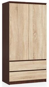 Zondo.hr Ormar za garderobu Safwan (wenge + hrast sonoma). Akcija -12%. 1128800