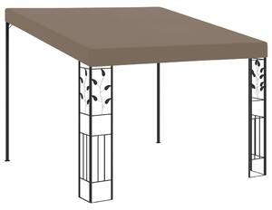 Zidna sjenica 3 x 3 x 2,5 m smeđe-siva - Tupe / 3 x 3 x 2.5 m