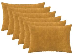 Presvlaka za jastuk 6 pcs HEERLEN Žuta 30 x 50 cm - Žuta 30 x 50 cm 6